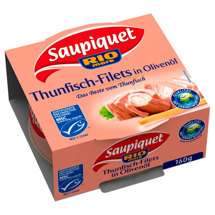 Saupiquet Thunfisch-Filets in Olivenöl 104g